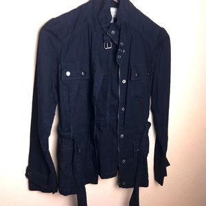 Converse one star utility canvas jacket small navy